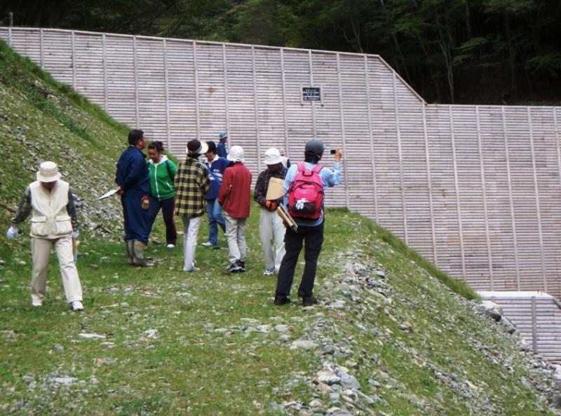 治山事業見学会の写真5