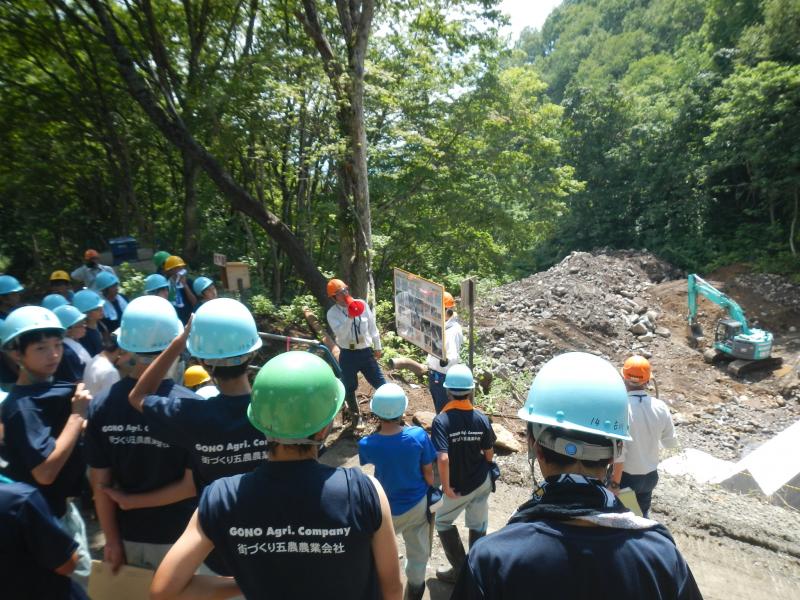 2号右岸床堀状況